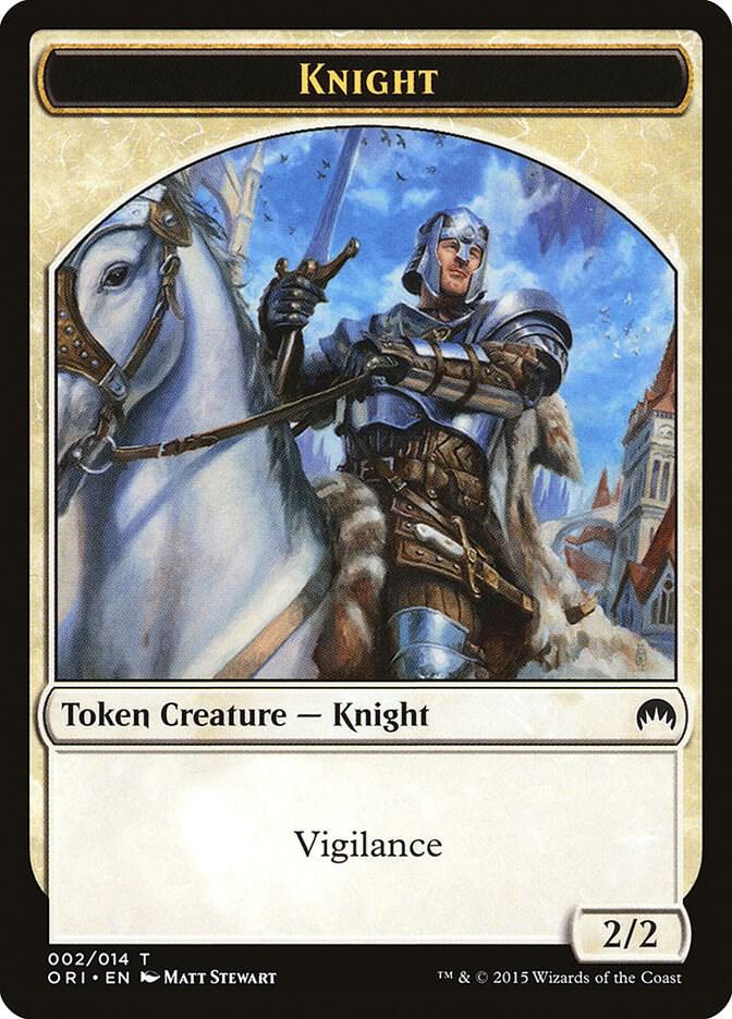 Knight Token - Magic Origins - Magic: The Gathering Knight Token - Magic Origins - Magic: The Gathering
