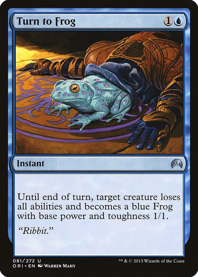 Turn to Frog - Magic Origins - Magic: The Gathering Turn to Frog - Magic Origins - Magic: The Gathering