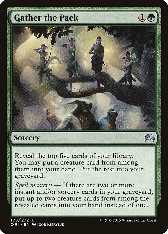Gather the Pack - Magic Origins - Magic: The Gathering - TCGplayer.com