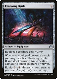Throwing Knife - Magic Origins - Magic: The Gathering card