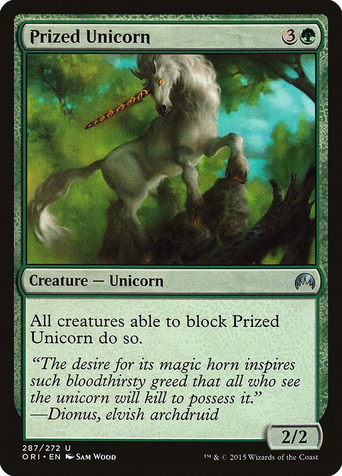 Prized Unicorn - Magic Origins - Magic: The Gathering Prized Unicorn - Magic Origins - Magic: The Gathering