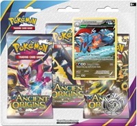 Ancient Origins 3 Pack Blister [Salamence] from XY - Ancient Origins Pokemon card image