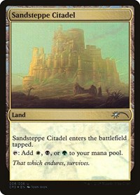 Sandsteppe Citadel - Unique and Miscellaneous Promos - Magic: The Gathering card