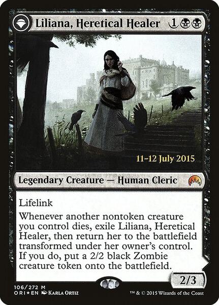 Liliana, Heretical Healer - Prerelease Cards - Magic: The