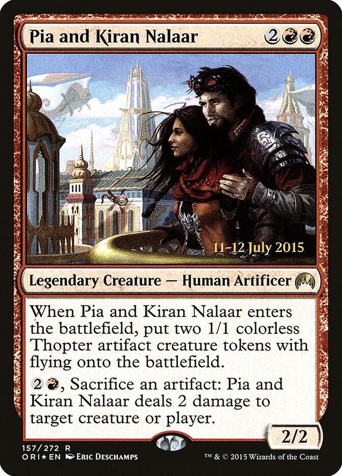 Pia and Kiran Nalaar #157s — Magic Origins Promos