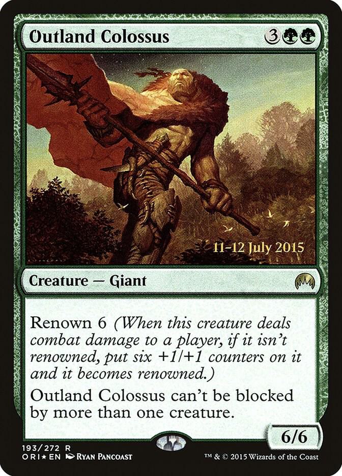 Outland Colossus #193s — Magic Origins Promos