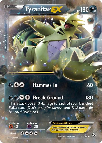 Tyranitar EX card image