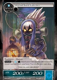 Joyful Bird-Catcher - Force of Will The Moon Priestess Returns trading card