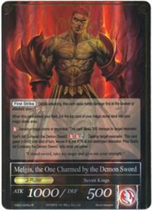 Melgis, the Flame King // Melgis, the One Charmed by the Demon Sword