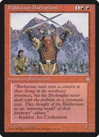 Balduvian Barbarians - Ice Age - Magic: The Gathering card