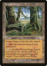 Krosan Verge - Judgment - Magic: The Gathering card