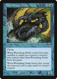 Wormfang Drake - Judgment - Magic: The Gathering card