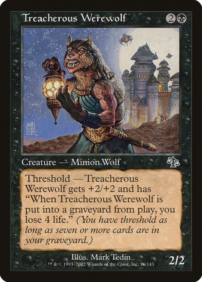 Treacherous Werewolf - Judgment - Magic: The Gathering - TCGplayer.com Treacherous Werewolf - Judgment - Magic: The Gathering - TCGplayer.com