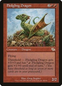 Fledgling Dragon - Judgment - Magic: The Gathering card