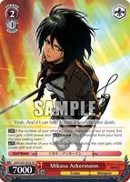 Mikasa Ackermann - Attack on Titan - Weiss Schwarz - TCGplayer.com
