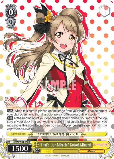 "That's Our Miracle" Kotori Minami