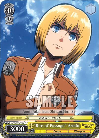 "Rite of Passage" Armin
