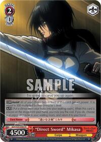 "Direct Sword" Mikasa