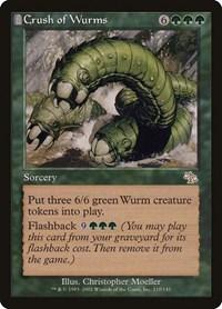 Crush of Wurms - Judgment - Magic: The Gathering card