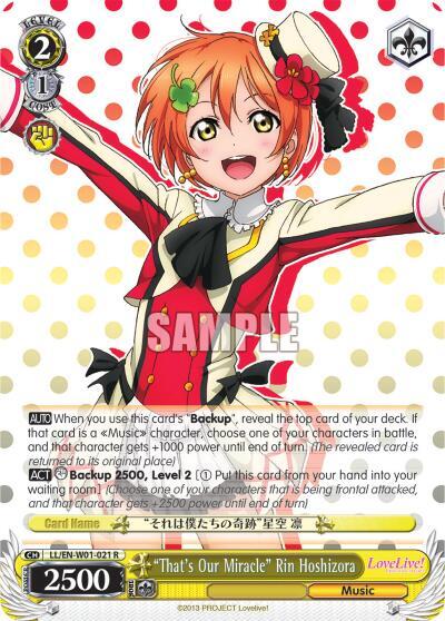 "That's Our Miracle" Rin Hoshizora