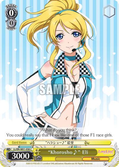 "Khorosho~" Eli