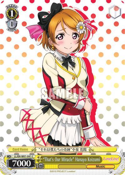 "That's Our Miracle" Hanayo Koizumi