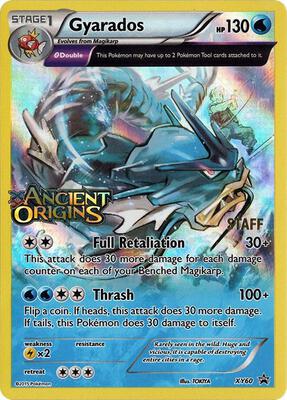 Gyarados - XY60 (Prerelease) [Staff]