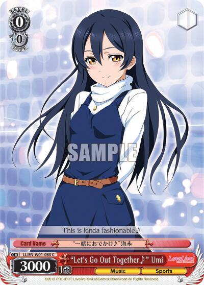 "Let's Go Out Together~" Umi