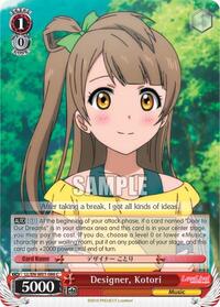 Designer, Kotori