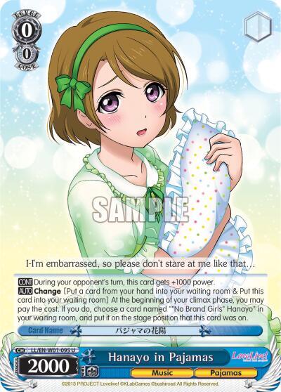 Hanayo in Pajamas