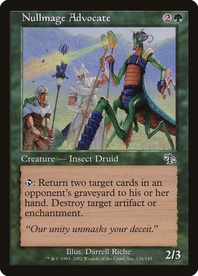 Nullmage Advocate 126 card