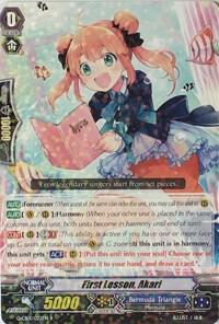 First Lesson, Akari