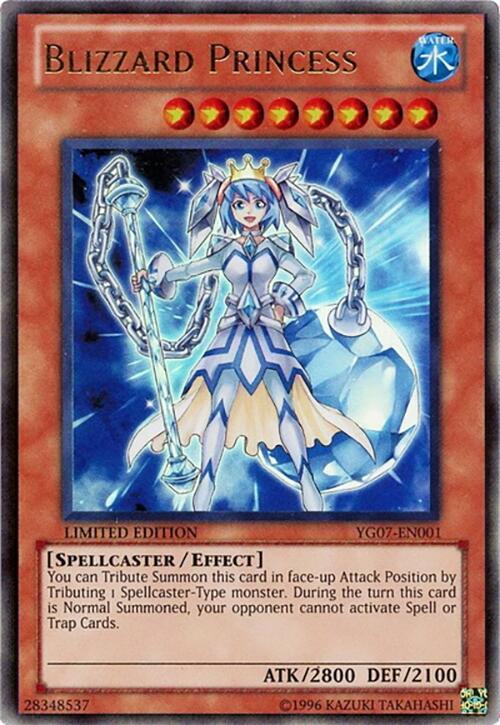 Princess Blizzard Princess - Yu-Gi-Oh! GX Manga Promotional Cards - YuGiOh