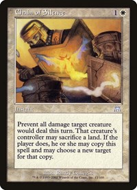 Chain of Silence - Onslaught - Magic: The Gathering card