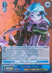 Last Shot, Sinon (SP) - Sword Art Online II - Weiss Schwarz