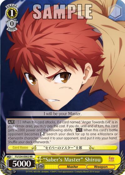 Saber's Master