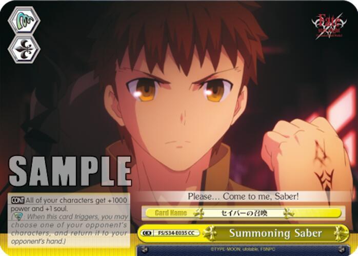 Summoning Saber