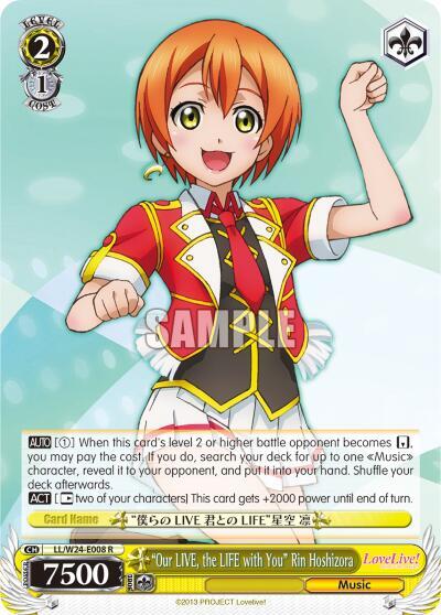 "Our LIVE, the LIFE with You" Rin Hoshizora