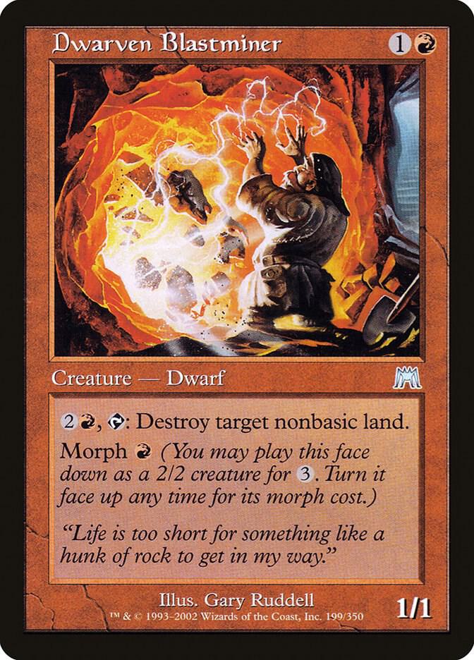 激レア⭐︎ Pixel-Art トレーディングマルチクリーナークロス 墓守 Dwarven Blastminer - Onslaught - Magic: The Gathering - TCGplayer.com