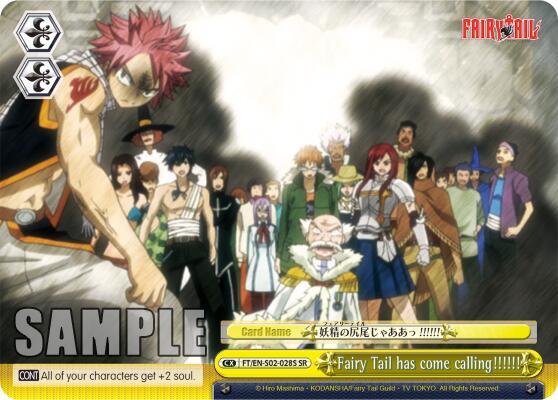 Fairy Tail has come calling!!!!!! (SR)