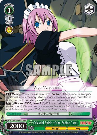 Celestial Spirit of the Zodiac Gates (Virgo)