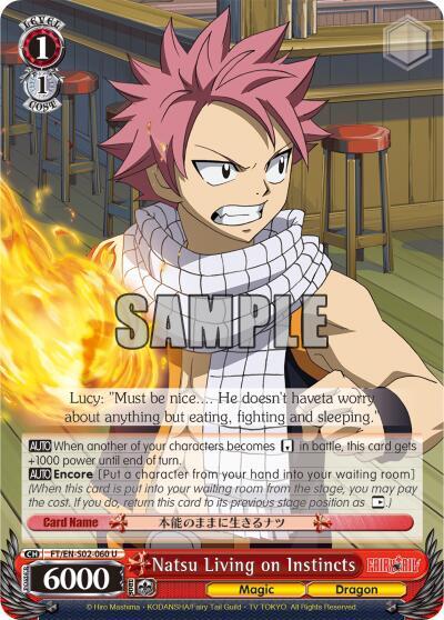 Natsu Living on Instincts