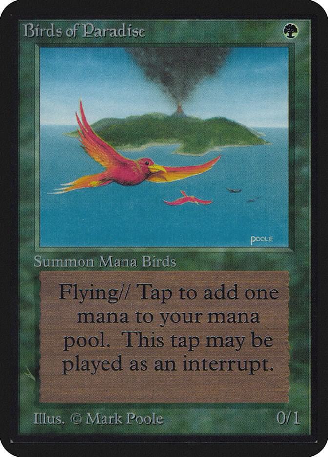 Birds of Paradise - Alpha Edition - Magic: The Gathering