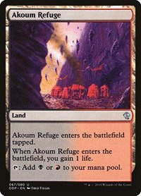 Akoum Refuge - Duel Decks: Zendikar vs. Eldrazi - Magic: The Gathering card