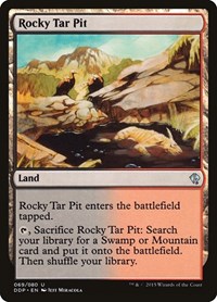 Rocky Tar Pit - Duel Decks: Zendikar vs. Eldrazi - Magic: The Gathering card