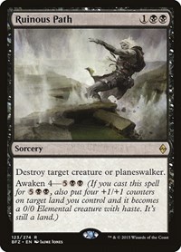 Ruinous Path - Battle for Zendikar - Magic: The Gathering card