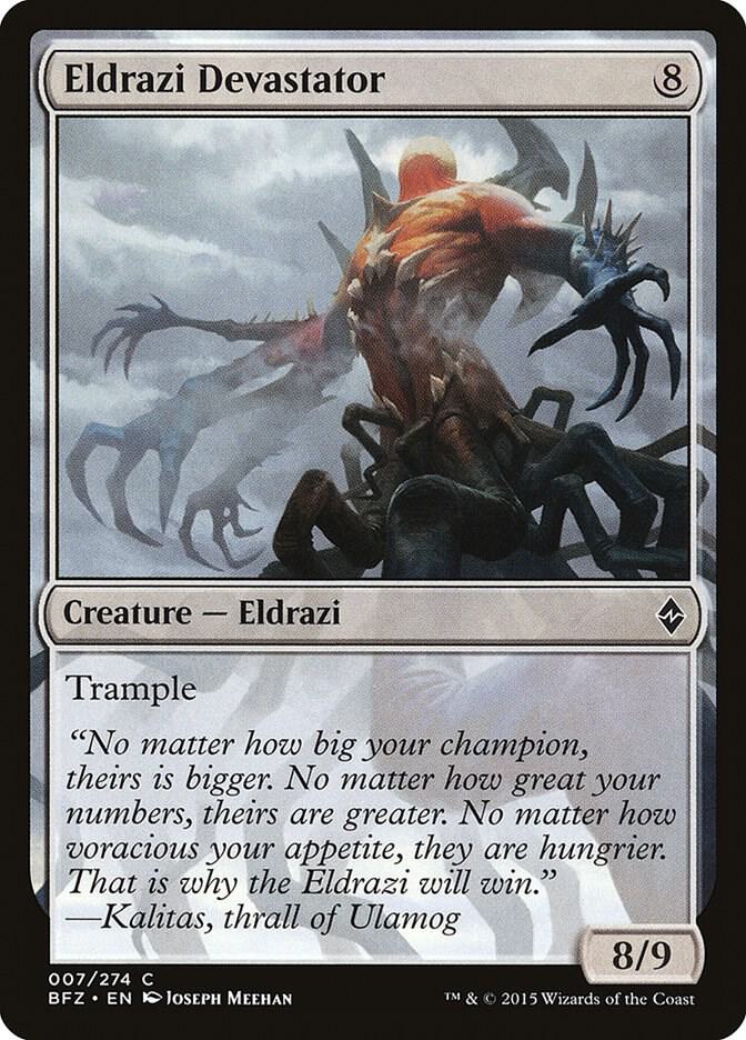 Eldrazi Devastator - Battle for Zendikar - Magic: The Gathering -  TCGplayer.com
