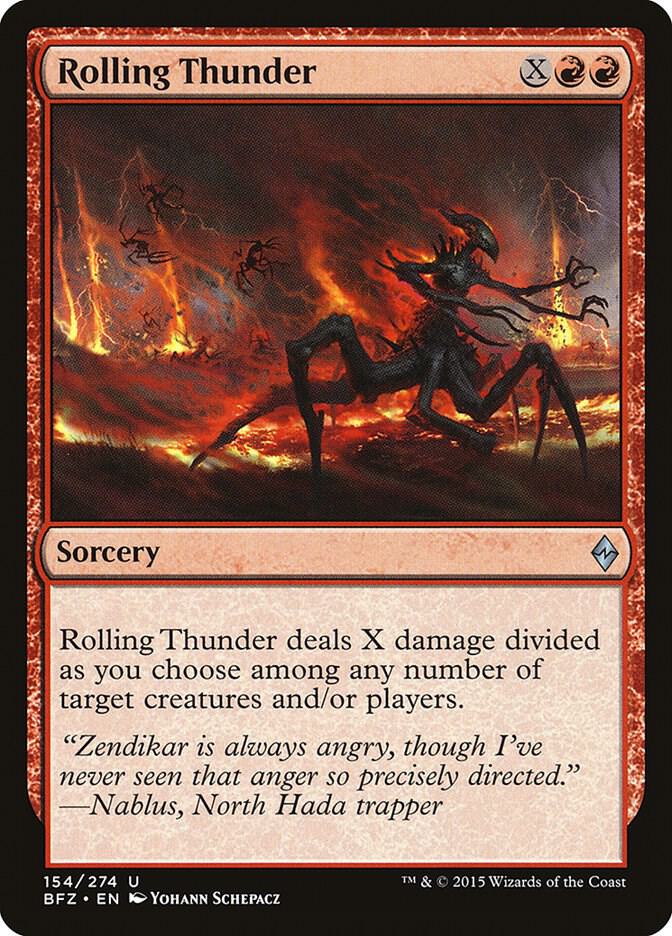 Rolling Thunder - Battle for Zendikar - Magic: The Gathering