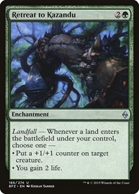 Retreat to Kazandu (Battle for Zendikar)