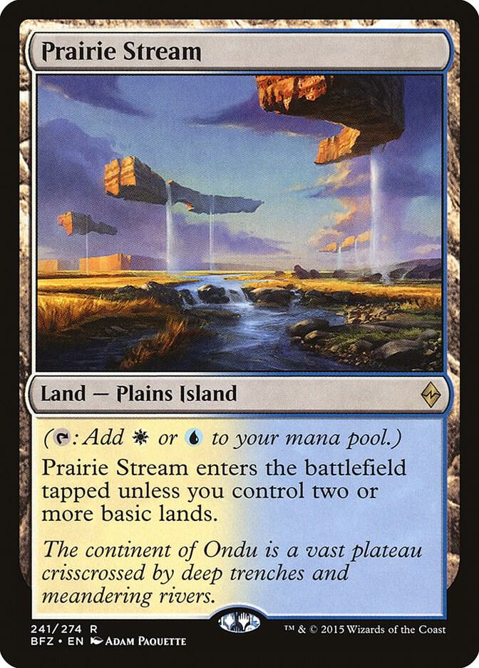 Prairie Stream - Battle for Zendikar - Magic: The Gathering